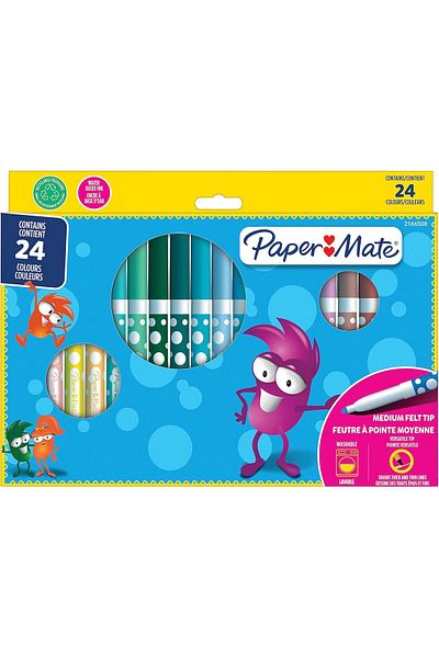 Mena Rise Şirinshop Mate Felt Tip Paint Pens 24 Pack 1108107