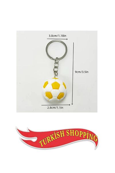 shop Hard Pvc Soccer Ball Keychain