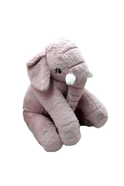 MY FRİEND TOYS My Friend Toy Plush White Toothed Pink Big Elephant 50 cm