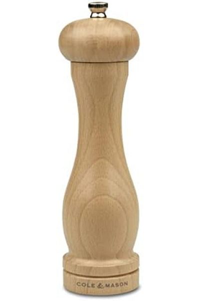 Mena Rise Şirinshop & Mason Ha0825P Beech Capstan 200mm Salt Mill 1108107
