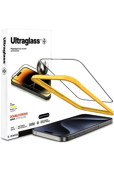 Mena Rise Diyar-ıFırsatShop ترصيص فائق القوة ضد الخدش والصدمات لهاتف iphone 15 Pro Max