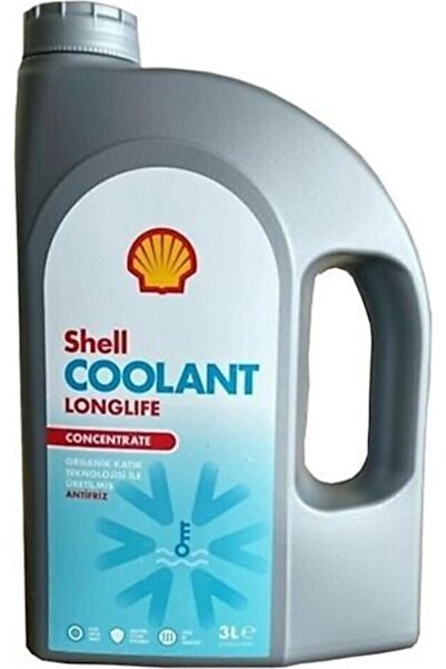 SHELL Coolant Longlife Antifiriz Kırmızı Konsantre 3 Lt