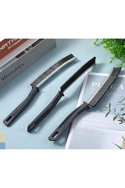 Mena Rise Şirinshop Multi-Purpose Multi-Thin Cleaning Brush Interjoint Bathroom Kitchen Sink Detail Clean