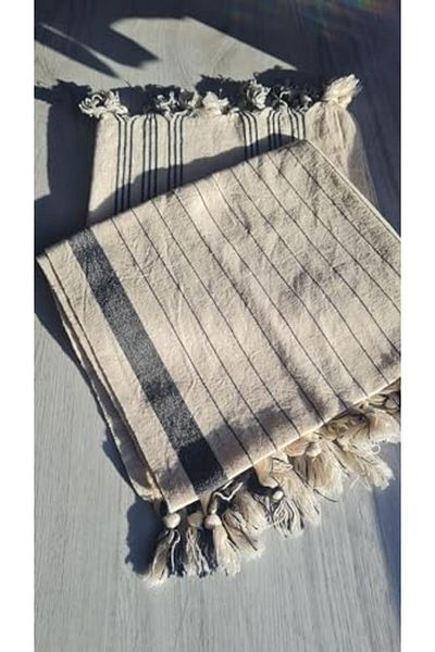 Mena Rise Şirinshop 2-Piece Kitchen Drying Cloth 100% Cotton Black Countertop Peskir 50X90 cm 1108107