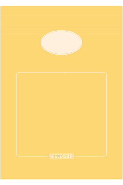 Mena Rise Diyar-Ifırsatshop A5 Cardboard Cover Notepad, Pastel Series, 80 Sheets, Plain, Yellow 1017157