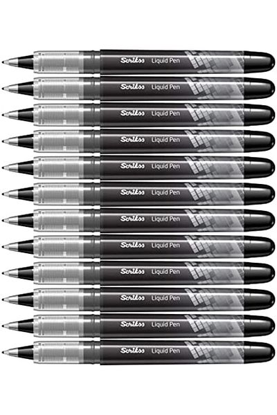 Mena Rise Şirinshop Office Lp68 Liquid Pen 12 Pack Black 0.7 mm 1108107