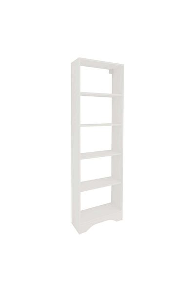 haaus.ro Haaus Vivy Library, 4 shelves, Alb, 90 x 20 x 160 cm