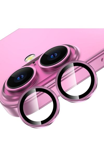 Mena Rise مجموعة حلقات حماية عدسة الكاميرا المتوافقة مع iPhone 16 وiPhone 16 Plus من Diyar-ıFırsatShop Trend -