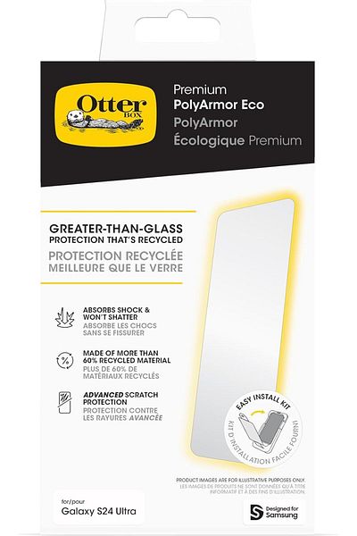 Mena Rise Diyar-ıFırsatShop Galaxy S24 Ultra Polyarmor Premium - مادة شفافة معاد تدويرها بنسبة 60%