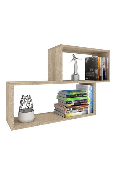 haaus.ro haaus Rico V1 shelf, Sonoma oak, L 100 x w 25 x H 65 cm