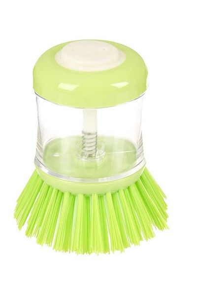 kinvara Dish Brush with Liquid Detergent Container