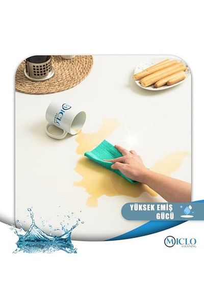 Mena Rise Sirinshop Cleaning |   Kitchen Cloth, Swedish Dishcloth, Sponge Cloth | 100% Cotton Cellulose |   Biyobo