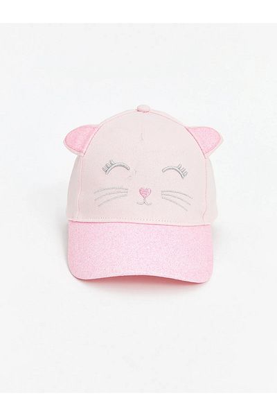 LC Waikiki Baby Girl Cap Hat with Animal Figure