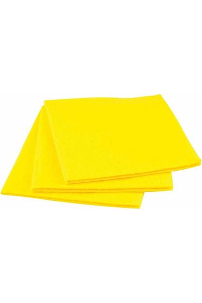 Mena Rise Diyar-Ifırsatshop Absorbent Cleaning Cloth - Yellow, 3 Pack, Multi-Purpose and Durable Kitchen and
