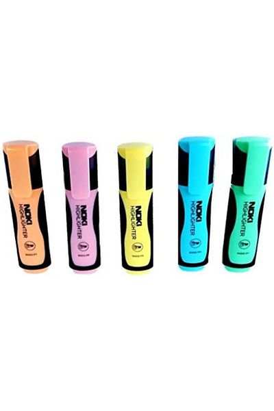 Mena Rise Diyar-Ifırsatshop Pastel Highlighter Pen 5'Li Pvc 1017157