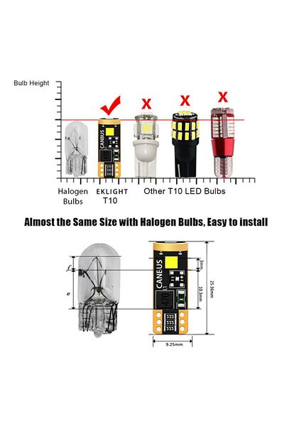 ideal STORE Bec 3SMD 3030 idealStore, 12V, Canbus PREMIUM, 400 lumeni, lumină albă