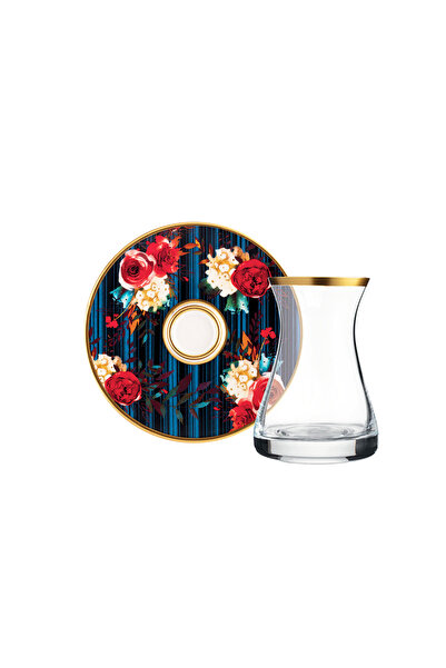 Glazze SAFARİ KOBALT ÇAY SETİ 12 PARÇA