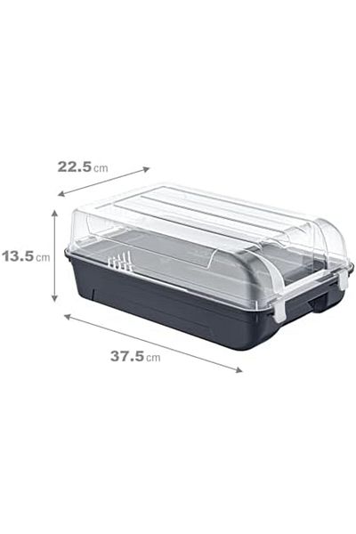 Mena Rise Diyar-Ifırsatshop Set of 2 Men's Anthracite Shoe Box 1017157