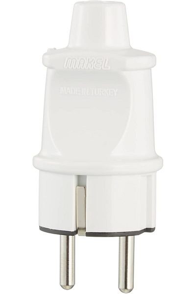 Mena Rise Diyar-Ifırsatshop Accessory Grounded Male Plug Without Cord White 1017157