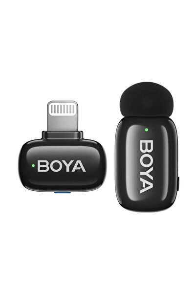 BOYA Mini-16 (1TX+1RX) iphone-ipad için Gürültü Engelleyicili Kablosuz Yaka M...