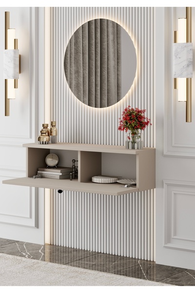 enwood MİMOSA MDF DUVARA MONTE KAPAKLI DRESUAR (90 cm)