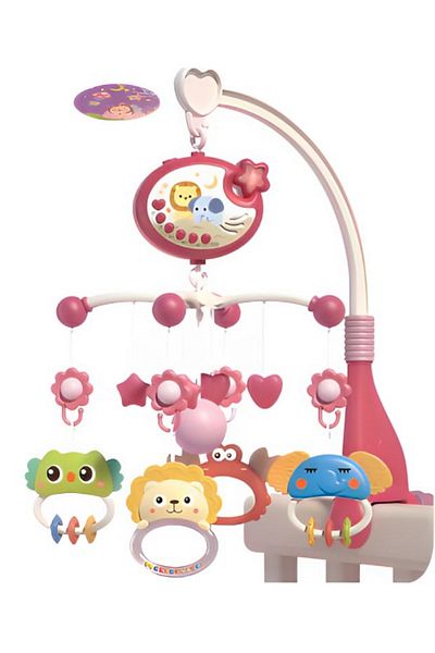ideal STORE idealSTORE Multifunctional Interactive Carousel Animal Song, Includes Night Light Projector with Dif Stars