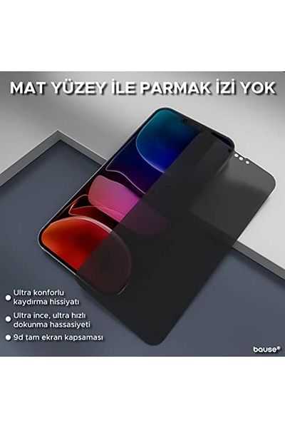 Mena Rise Diyar-ıFırsatShop 2 PACK - شاشة شبح سيراميك بدون حواف نانو مضادة للصدمات متوافقة مع iPhone 7