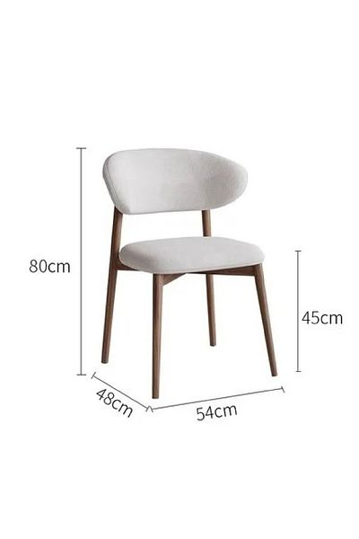 rexa Elegant Tufted Single Fabric Chair – Stylish Comfort 80 x 48 x 54cm