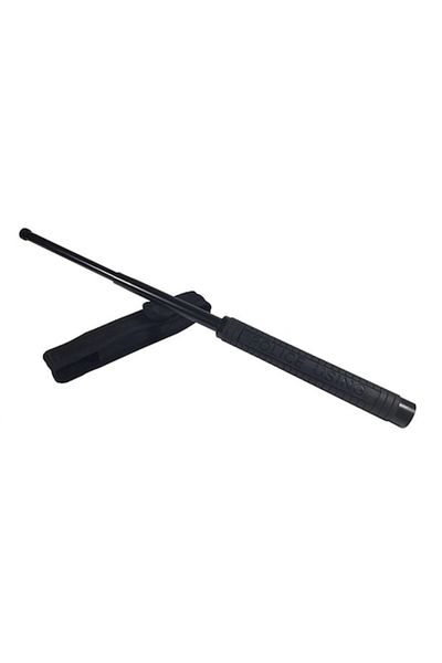 dalimag Baston telescopic din oțel, poliție, 50 cm, 3 secțiuni cu toc, P1