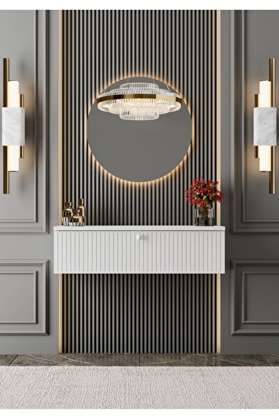 enwood MİMOSA MDF DUVARA MONTE KAPAKLI DRESUAR (90 cm)