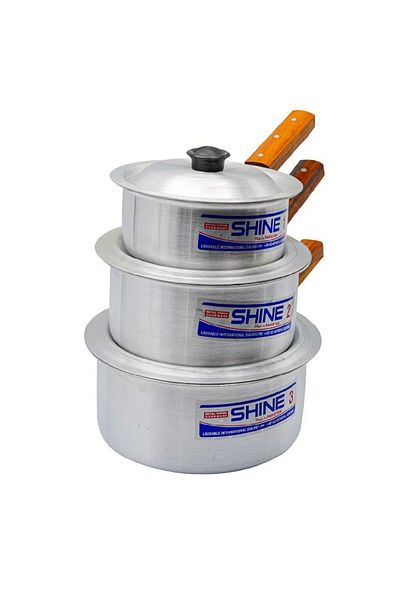 BASURRAH 3-piece frying pan with lid