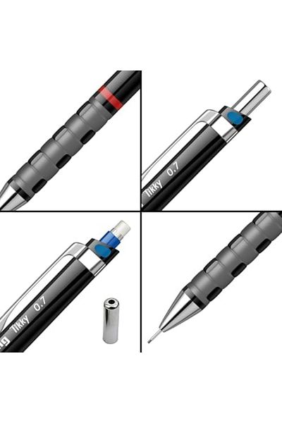 Mena Rise Şirinshop Tikky Versatil, Pen with Tip 0.7 Mm, Black 1108107