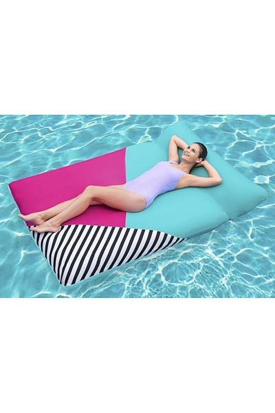 Mena Rise Fabric Covered Pool - Sea Bed 200 X 129 cm 1108107