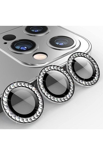 Mena Rise Diyar-ıFırsatShop Trend iPhone 14 - iPhone 14 Plus متوافق مع عدسة الكاميرا بتصميم حجري مقسى