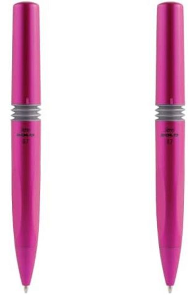 Mena Rise Şirinshop Bold Mechanical Cursun Pen 07mm Metallic Pink Set of 2 1108107