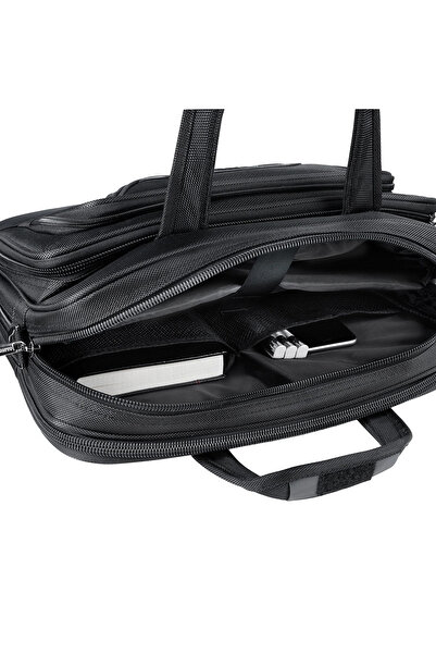 zagatto Geantă business pentru laptop 15.6", impermeabilă, rezistentă la șocuri, compatibilă cu trolerul, 44x32x8 cm, ZG135