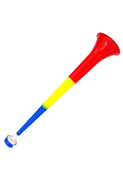 dalimag Set of 100 Vuvuzela Tricolor, Rally, Stadium, 60 cm,