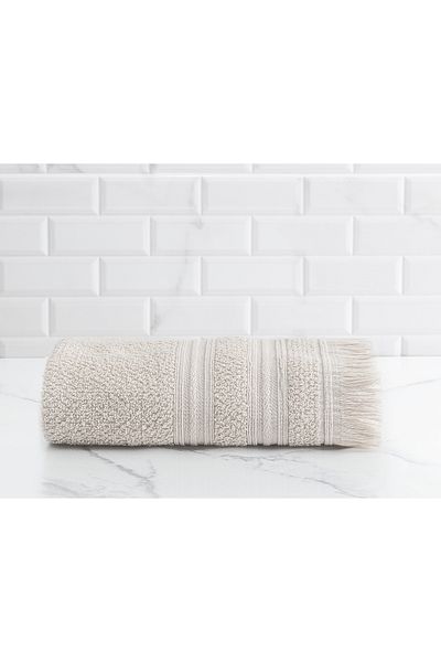 Madame Coco Chantal 100% Cotton Bath Towel - Beige - 70X140 cm
