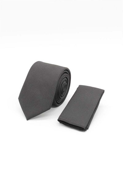 İmza Black Bird's Eye Pattern 6 cm Tie 1090250201
