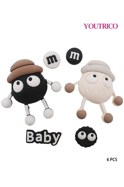 Youtrico 6pcs Soot Sprite Jibbitz Charms For Crocs - Slipper Ornament