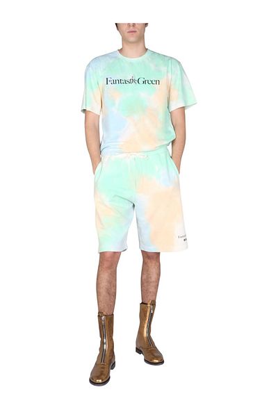 MSGM Tie Dye Pattern Bermuda