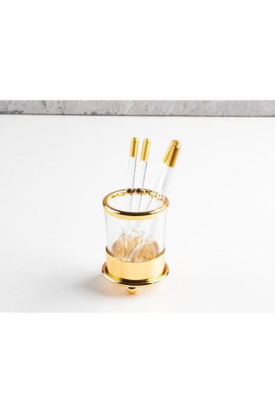 TOHFAT-AL MAIDAH Nawaem Gold Single Spoon Holder