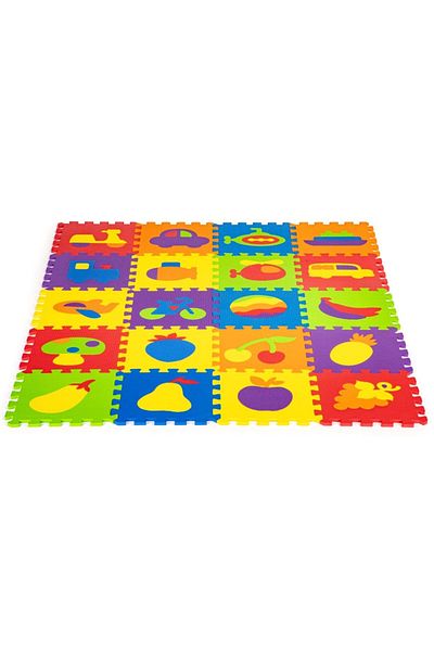 ideal STORE Interactive puzzle mat, Dimensions 148 x 119 cm, The set consists of 20 square puzzles.