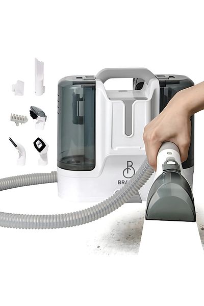 BRAGUS Aspirator multifunctional, 12.000 Pa, injectie-extractie, rezervor apa 1.8L, 220V, 450 W, 75 dB, alb