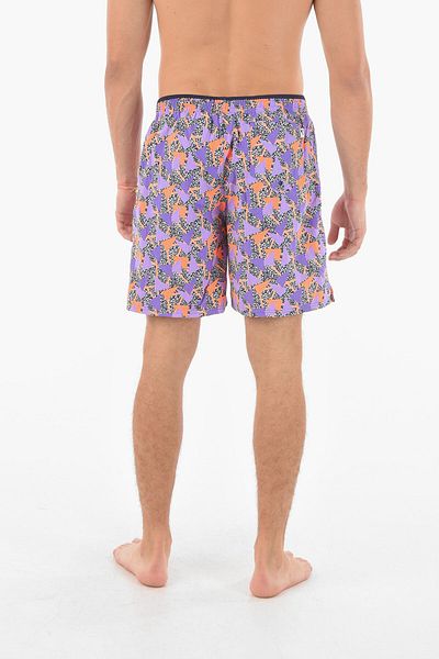 Nike Swim Geometric Pattern Boxer Swimsuit