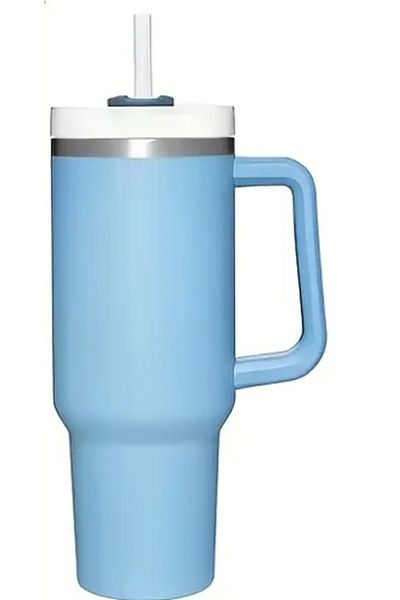 Buycobox 1 Piece Stanl. 40/30 oz Tumb. Colorful Glitter Replacement Straw for Thermos, 30 cm Length / 9 mm Diameter