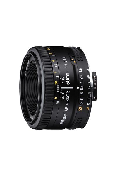 NİKON Nikon standard lens, AF/50mm, f/1.8D