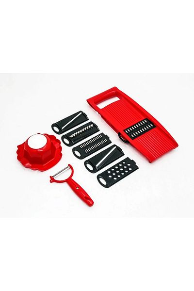 BASURRAH Red Multi-Purpose Cutter Set