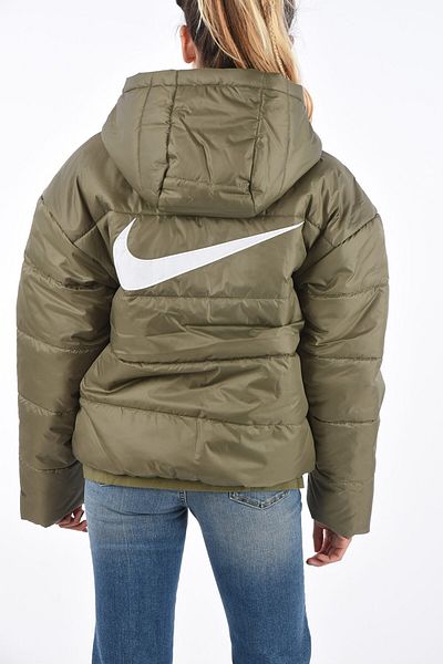 Nike Padded Hooded Puffer With Logo Print