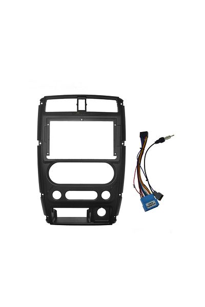 ideal STORE idealSTORE 9 Navigation Frame with Wiring Compatible Suzuki Jimny 2005-2018, ABS Material, Radio MP3, M